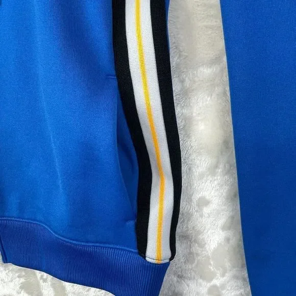 Nike Hooded Sweatshirt Womens Size Small Blue Retro Full Zip Track Jacket Hoodie - Picture 3 of 15